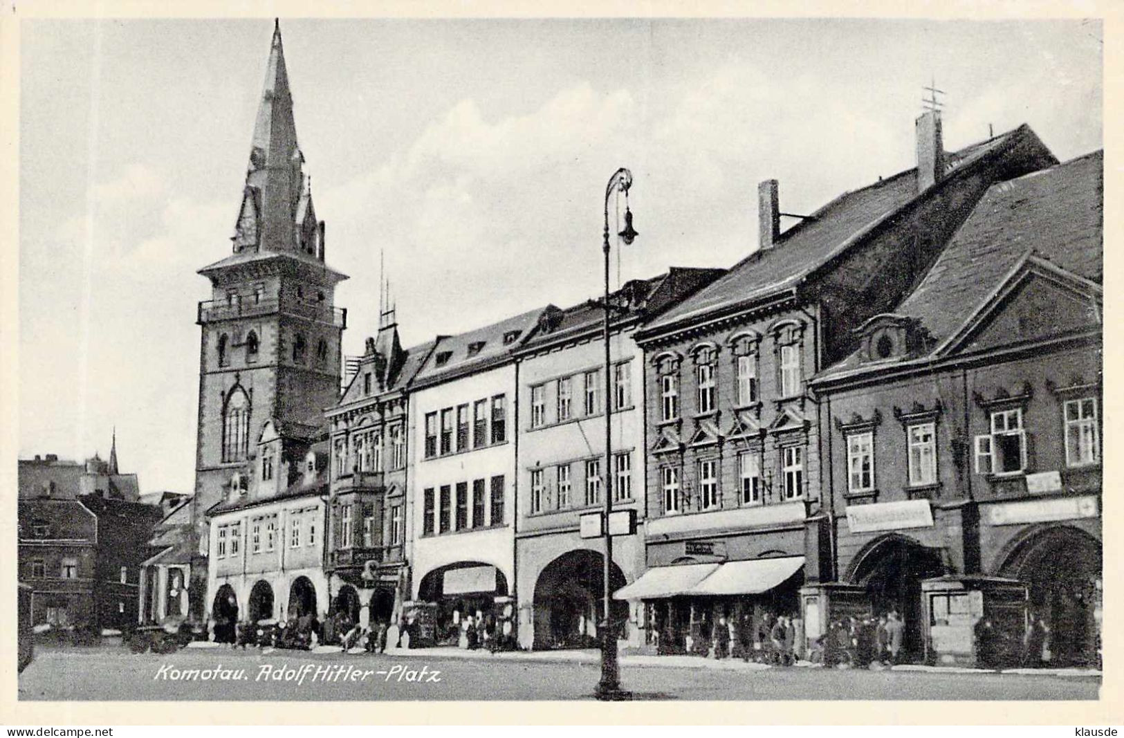 Komotau (Chomutov) - Adolf Hitler-Platz - Böhmen Und Mähren