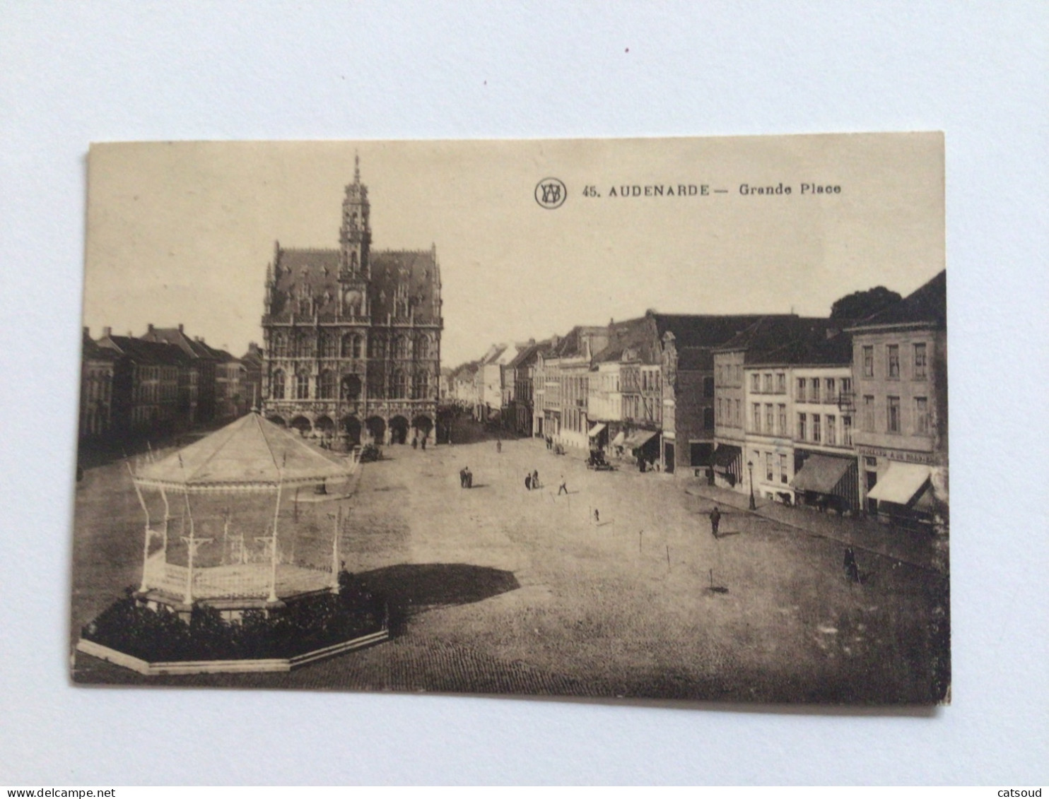 Carte Postale Ancienne. (1933) Audenarde Grande Place - Oudenaarde