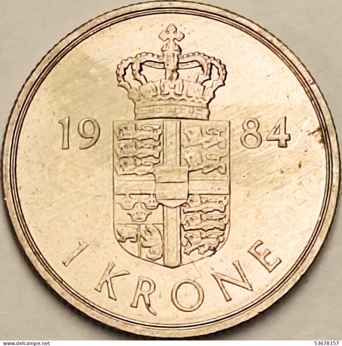 Denmark - Krone 1984, KM# 862.3 (#3789) - Denmark