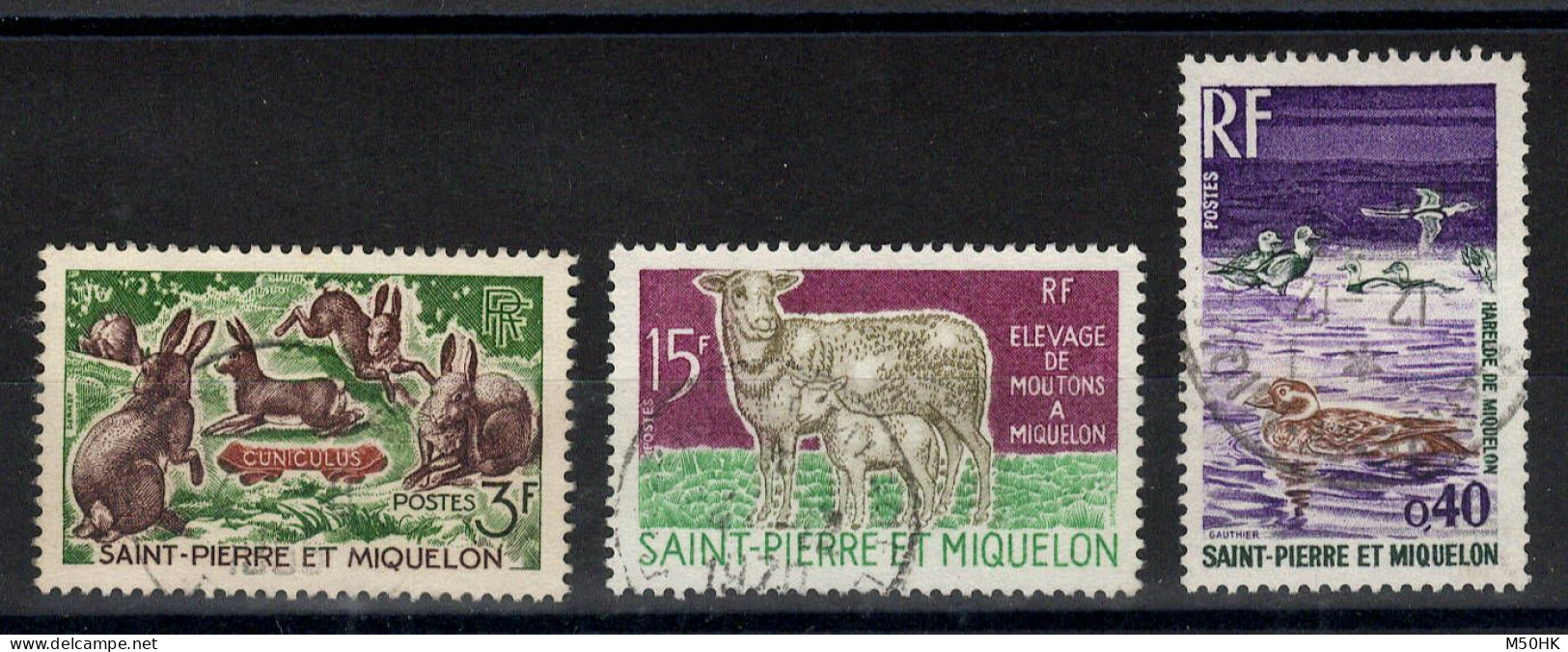 SPM - YV 372 / 407 / 428 Obliteres Cote 10,10 Euros - Usati