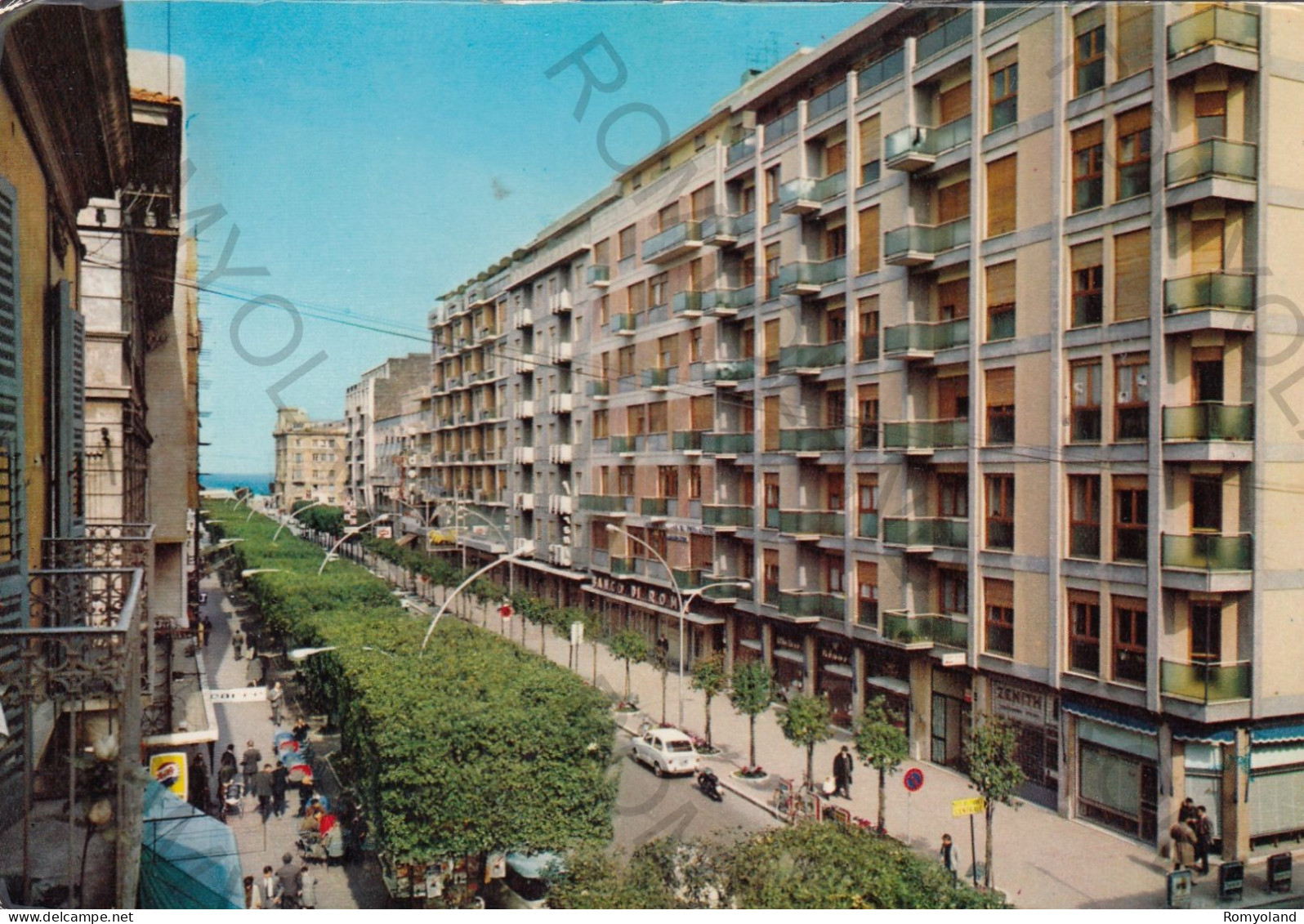 CARTOLINA  C4 PESCARA,ABRUZZO-CORSO UMBERTO I°-STORIA,MEMORIA,CULTURA,IMPERO ROMANO,BELLA ITALIA,VIAGGIATA 1968 - Pescara