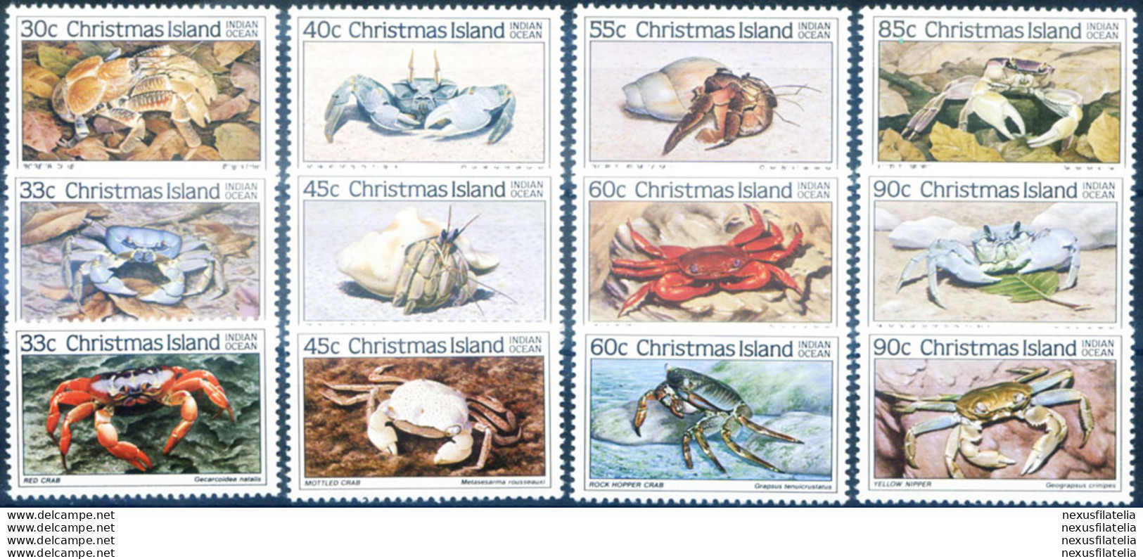 Definitiva. Fauna. Granchi 1985. - Christmas Island