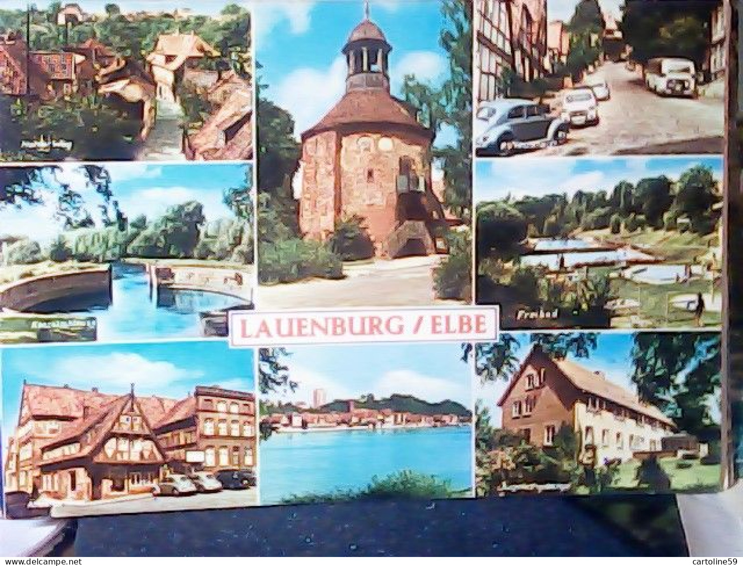 GERMANY - Lauenburg / Elbe - Blick MULTI VUES  VB1972 JV5508 - Lauenburg