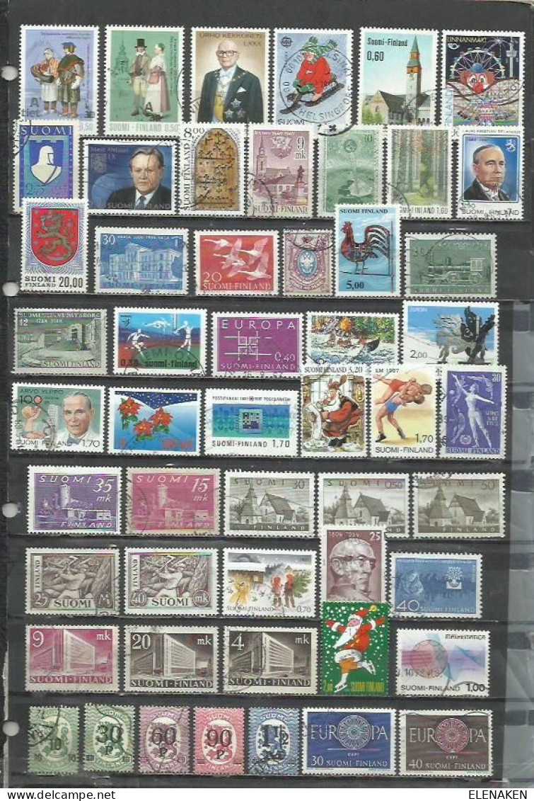 G857A-LOTE SELLOS FINLANDIA,SIN TASAR,BUENOS VALORES,BUENA CALIDAD. STAMPS LOT FINLAND, Untaxed, Good Val - Sammlungen