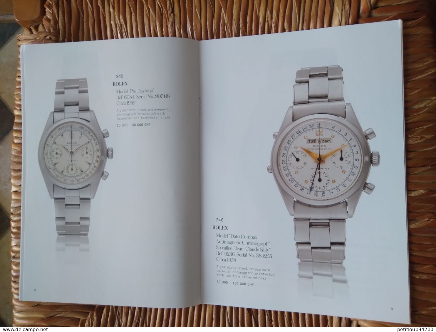 CATALOGUE  Montres  *ROLEX  *PATEK PHILIPPE - Sonstige & Ohne Zuordnung