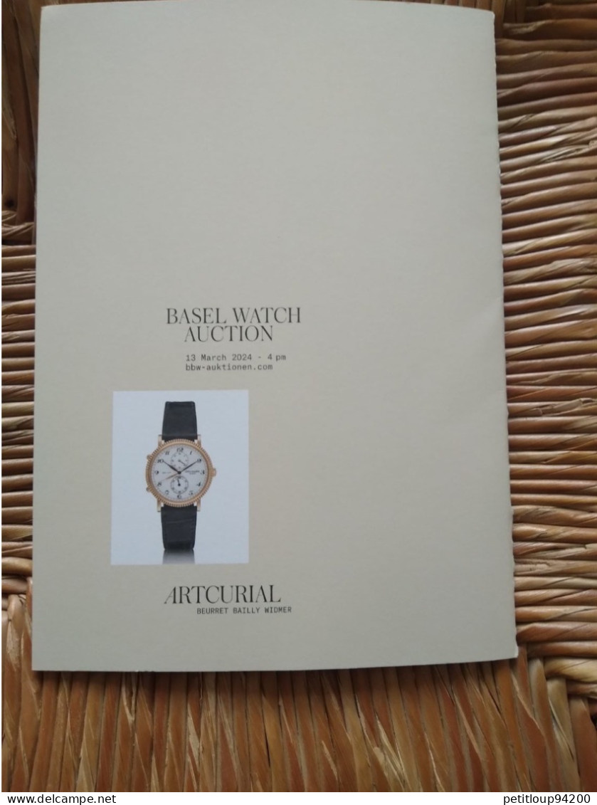 CATALOGUE  Montres  *ROLEX  *PATEK PHILIPPE