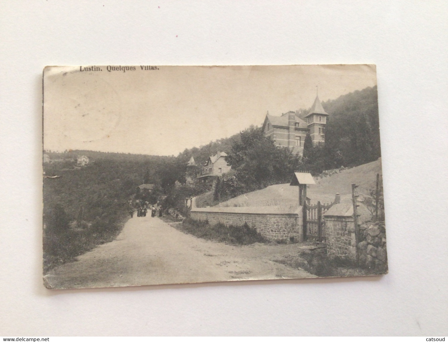 Carte Postale Ancienne. (1914) Lustin Quelques Villas - Profondeville