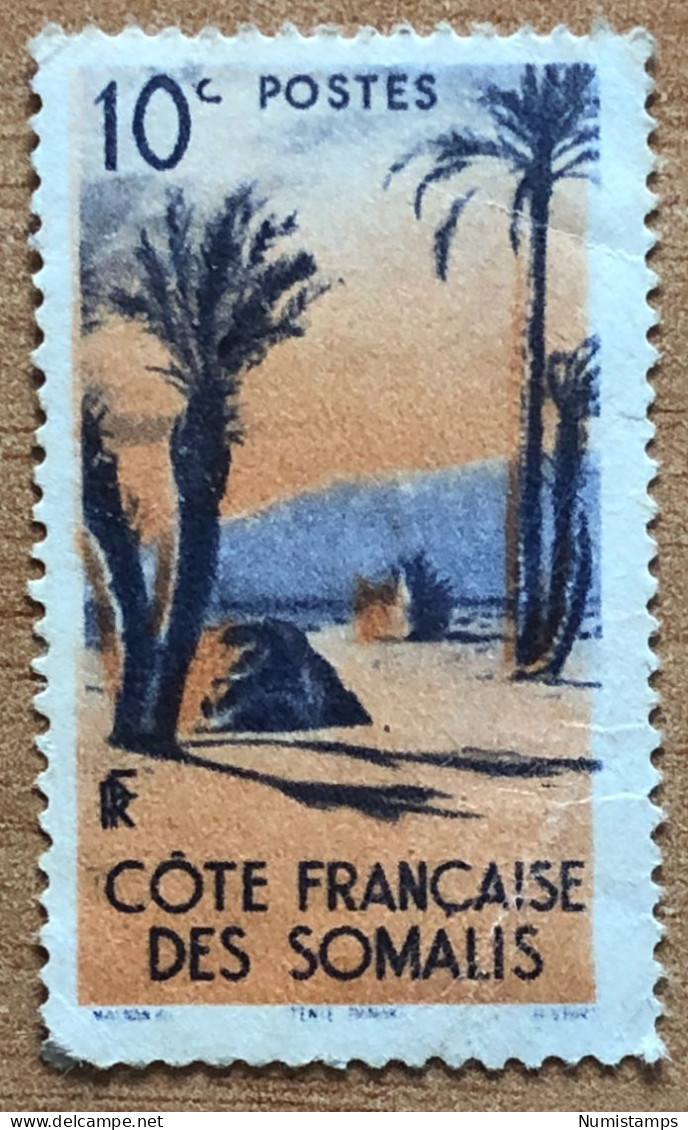 French Somalia - Danakil Tent - 1947 - Used Stamps