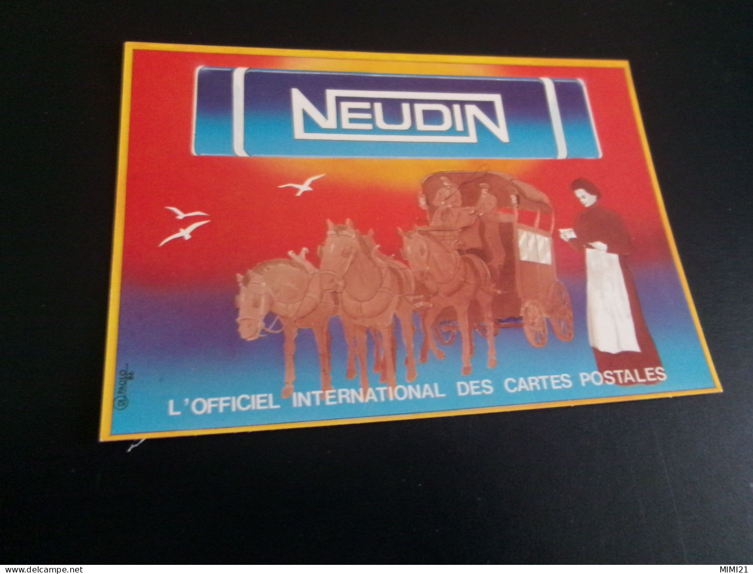 BELLE CARTE PUBLICITE."CLUB NEUDIN N°22" (3000ex) - Bourses & Salons De Collections