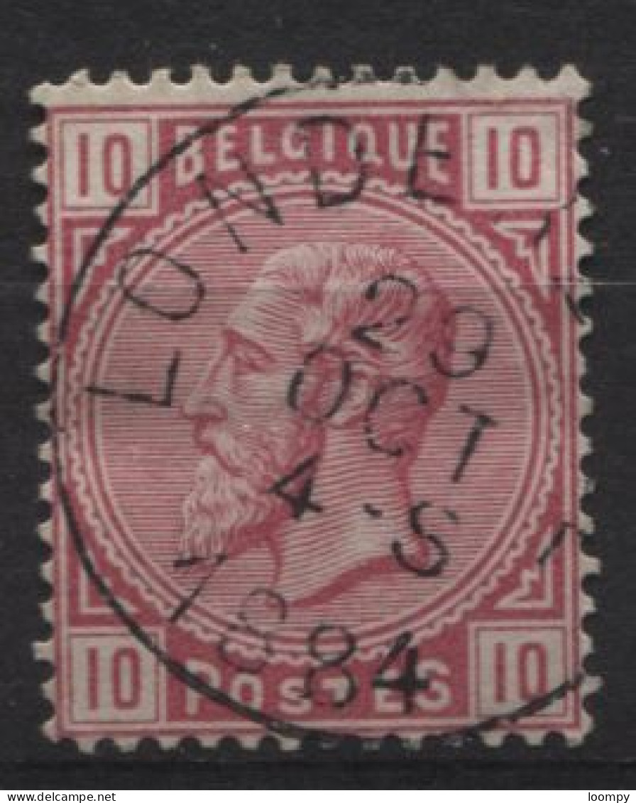 1883 - 38 Paire Obl. Centrale Sc LONDERZEEL. Coba 15. Infime Pli. Voyez Les Autres Obl. Sur Cette émission - 1883 Leopoldo II