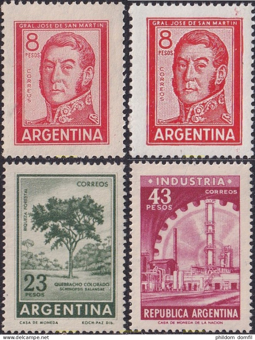 727044 MNH ARGENTINA 1965 SERIE CORRIENTE - Nuevos
