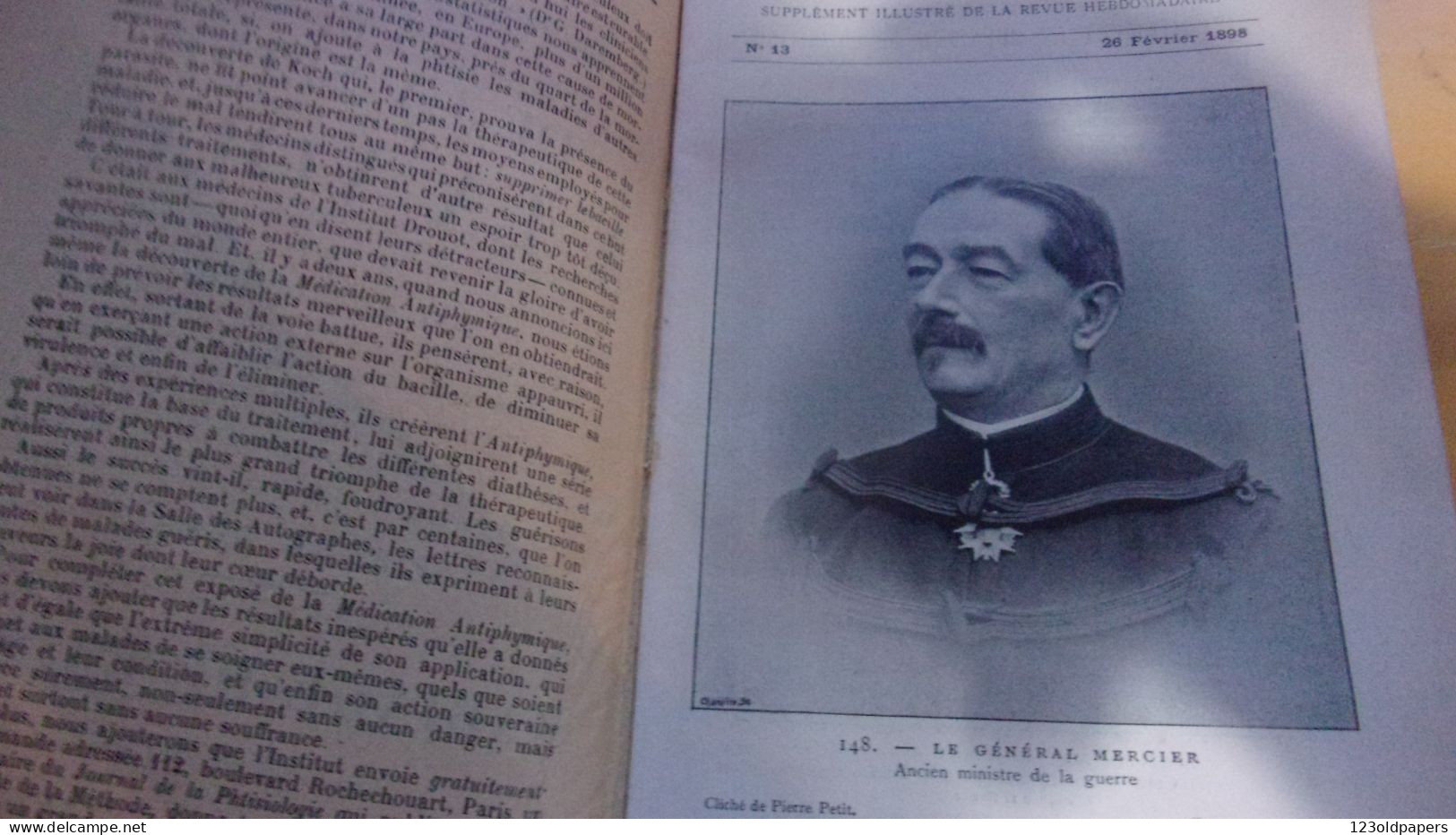 1898 REVUE HEBDOMADAIRE ILLUSTRE N °13 JULES BRETON LES AMES ARTISTES SERAO FERRY CALLET VIEUX PARIS - Tijdschriften - Voor 1900
