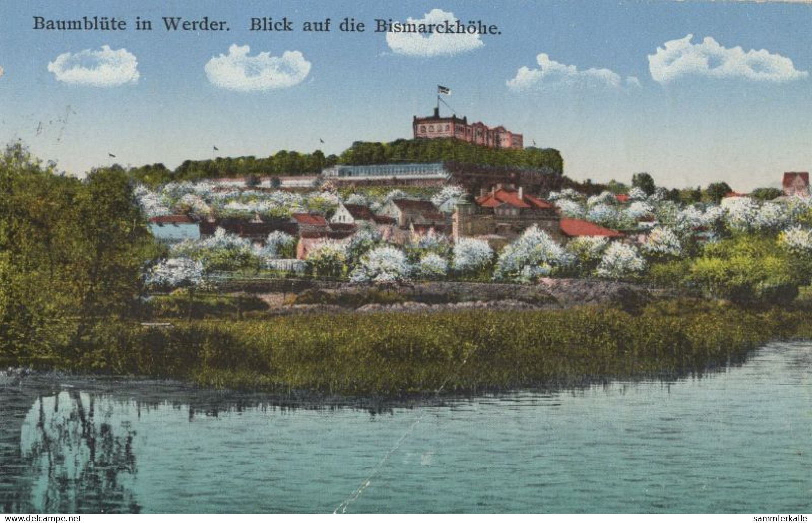 131714 - Werder - Blick Auf Bismarckhöhe - Baumblüte - Werder