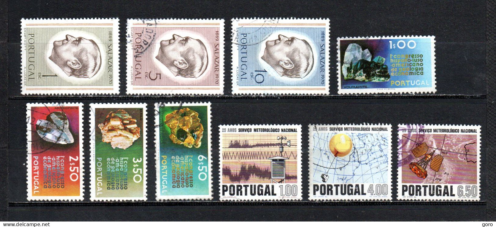 Portugal   1971  .-   1116/1118-1119/1122-1126/1128 - Used Stamps