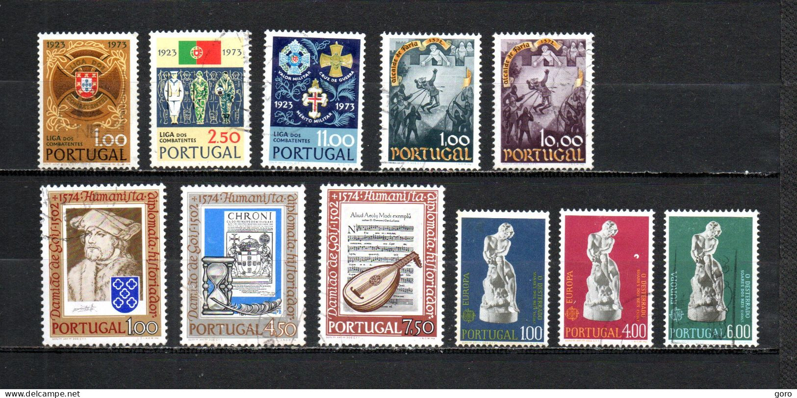 Portugal   1973-74  .-   1203/1205-1206/1207-1208/1210-1211/1213 - Gebraucht