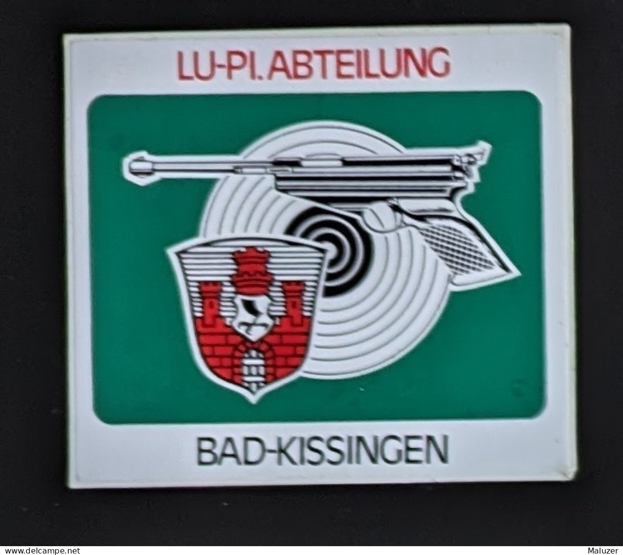 AUTOCOLLANT LU-PI. ABTEILUNG BAD-KISSINGEN - CLUB DE TIR ARMES REVOLVER SPORT - ALLEMAGNE DEUTSCHLAND GERMANY - Adesivi