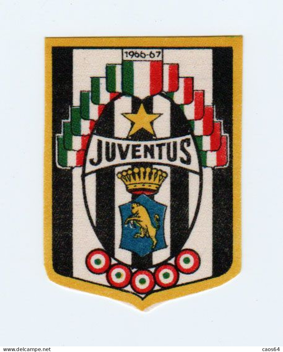 Juventus Raso 1966-67 STICKER ADESIVO VINTAGE NEW ORIGINAL 7,5 X 5,5 Cm - Adesivi