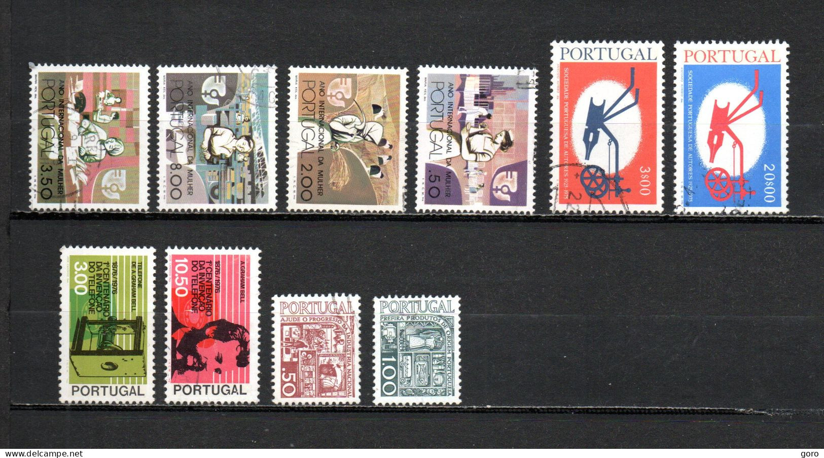 Portugal   1975-76  .-   1281/1284-1285/1286-1287/1288-1289/1290 - Used Stamps