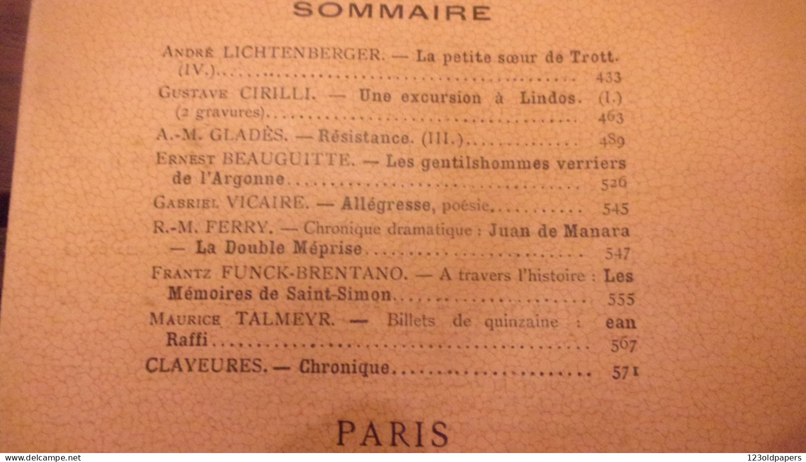 1898 REVUE HEBDOMADAIRE ILLUSTRE N° 17   LICHTENBERGER CIRILLI EXCURSION LINDOS GRECE VERRIERS DE L ARGONNE BEAUGUITTE . - Revues Anciennes - Avant 1900