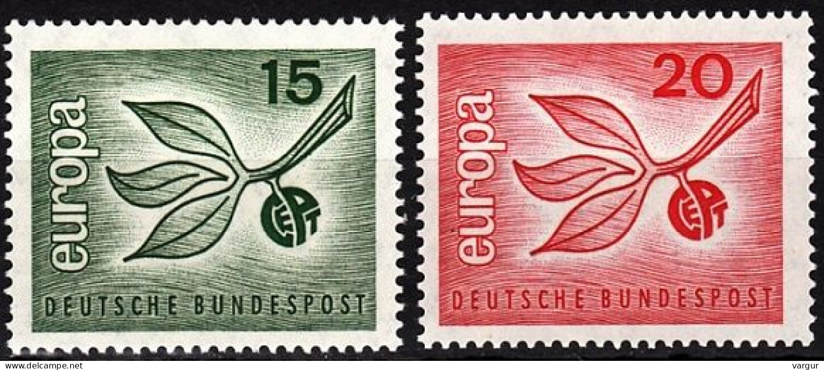 GERMANY 1965 EUROPA. Complete Set, MNH - 1965