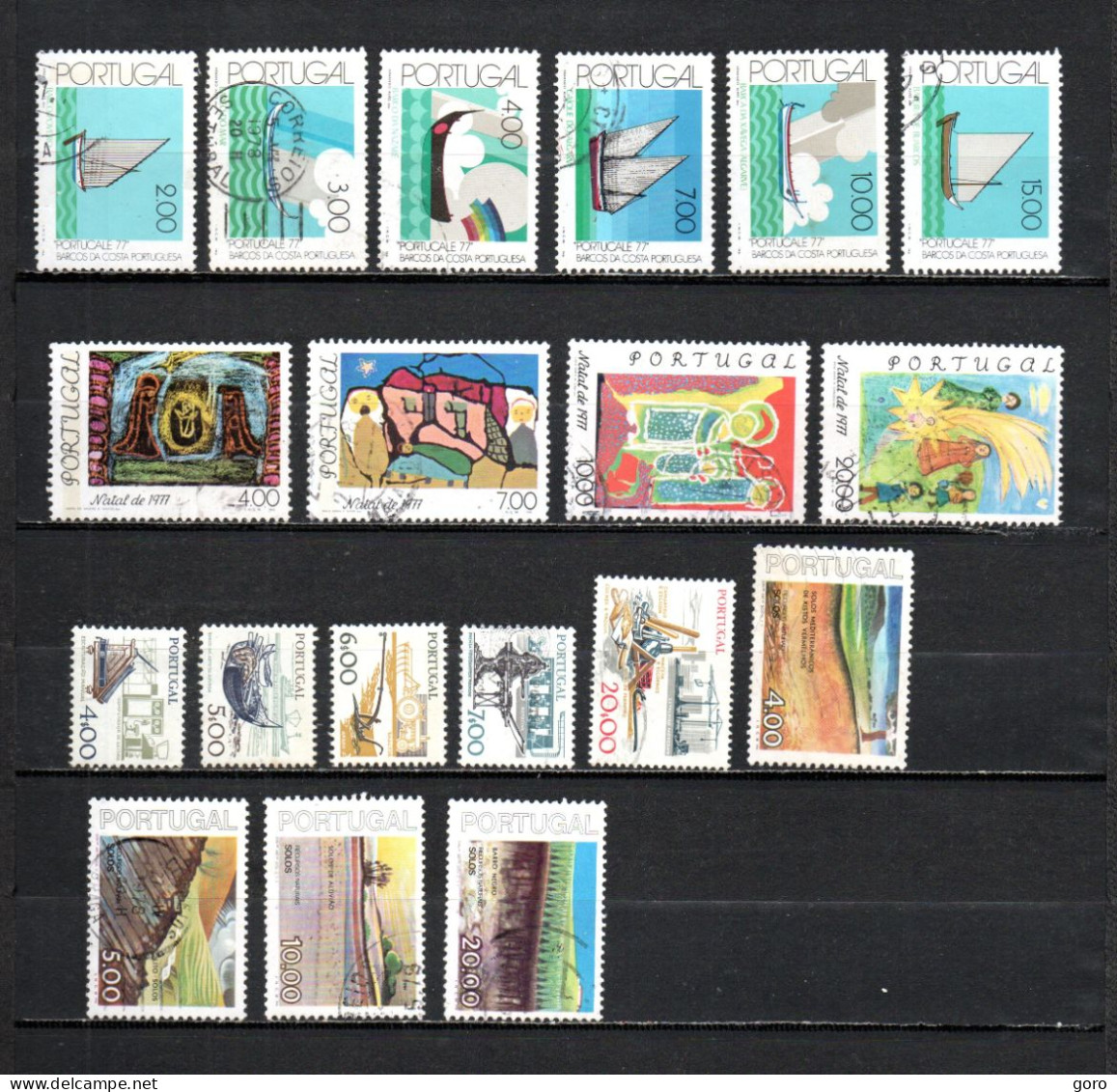 Portugal   1977-78  .-   1358/1363-1364/1367-1368/1372-1373/1376 - Used Stamps
