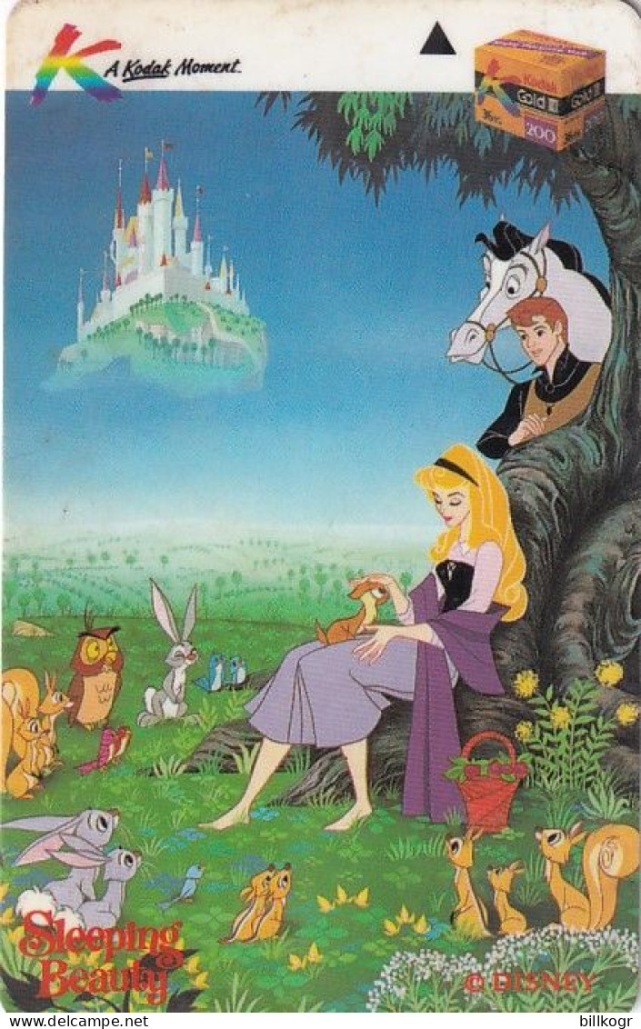 SINGAPORE(GPT) - Disney/Sleeping Beauty, Kodak, CN : 3SKOE/B, Tirage 52000, Used - Singapour