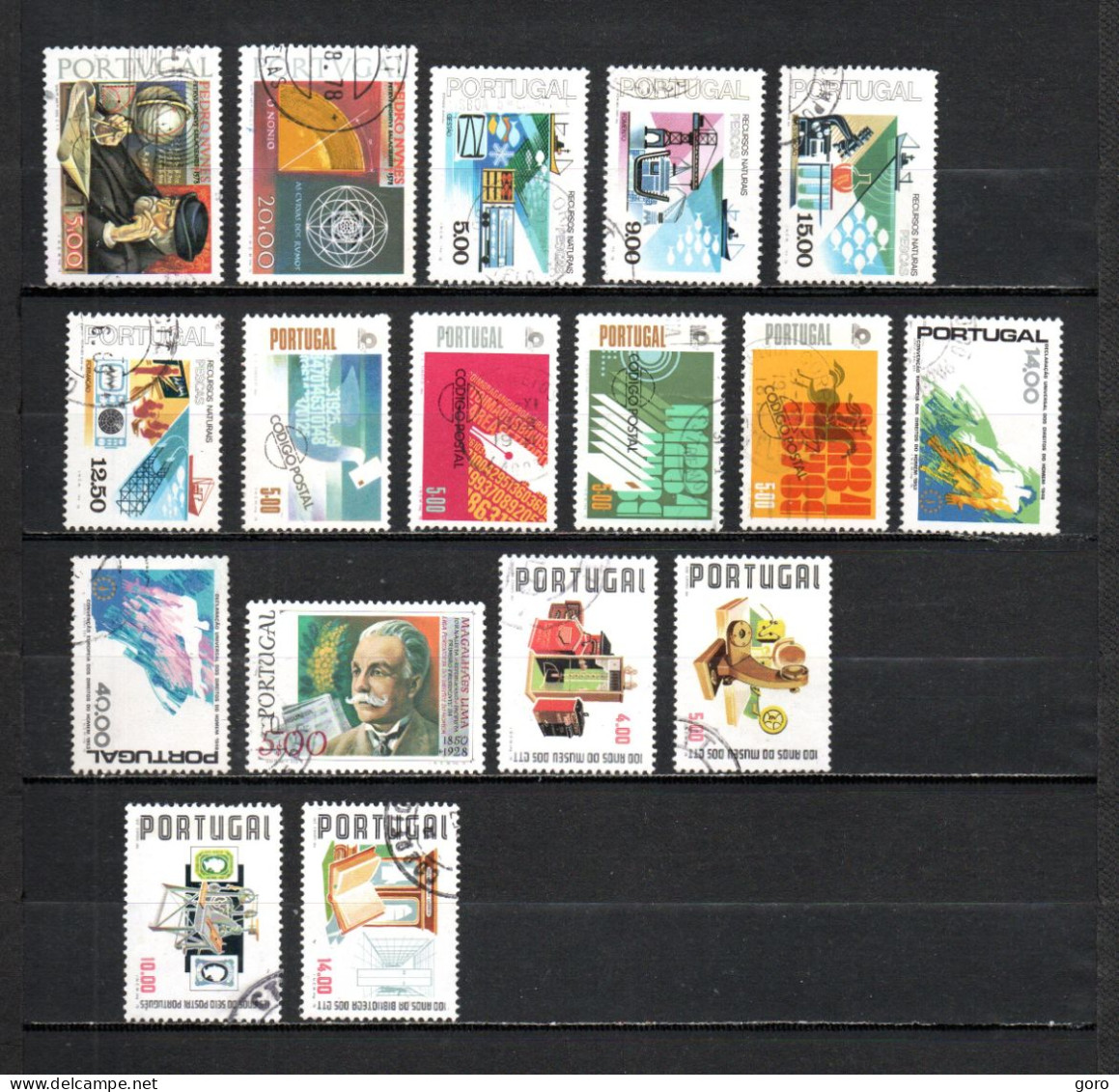 Portugal   1978  .-   1391/1392-1393/1396-1397/1400-1401/1402-1403-1404/1407 - Used Stamps