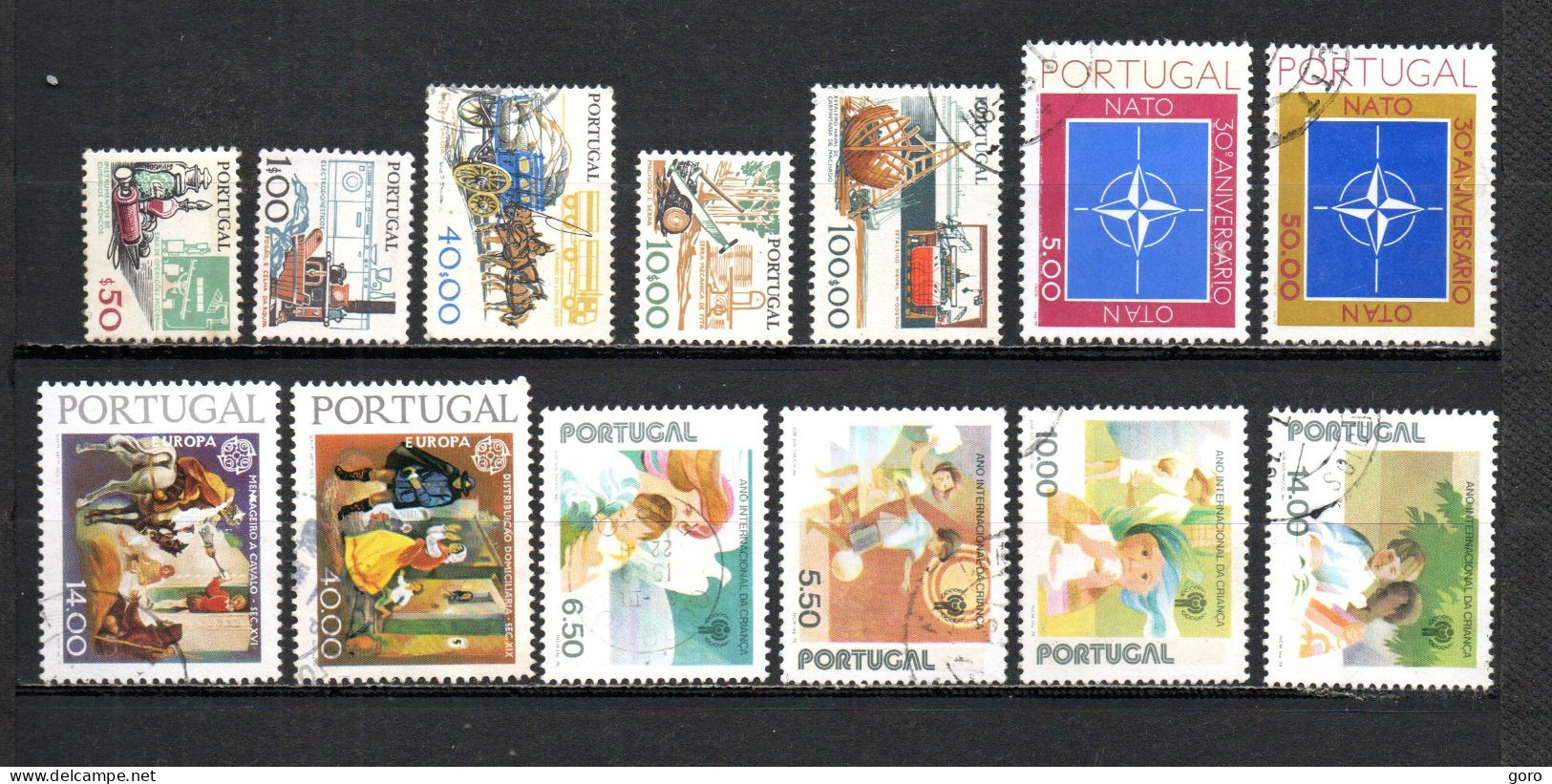 Portugal   1979  .-   1408/1412-1419/1420-1421/1422-1423/1426 - Used Stamps