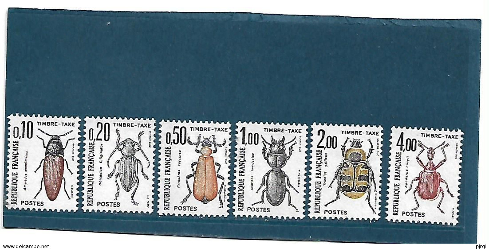 1982 YT 103 à 108  Neufs ** " Insectes Coléoptères " - 1960-.... Nuovi