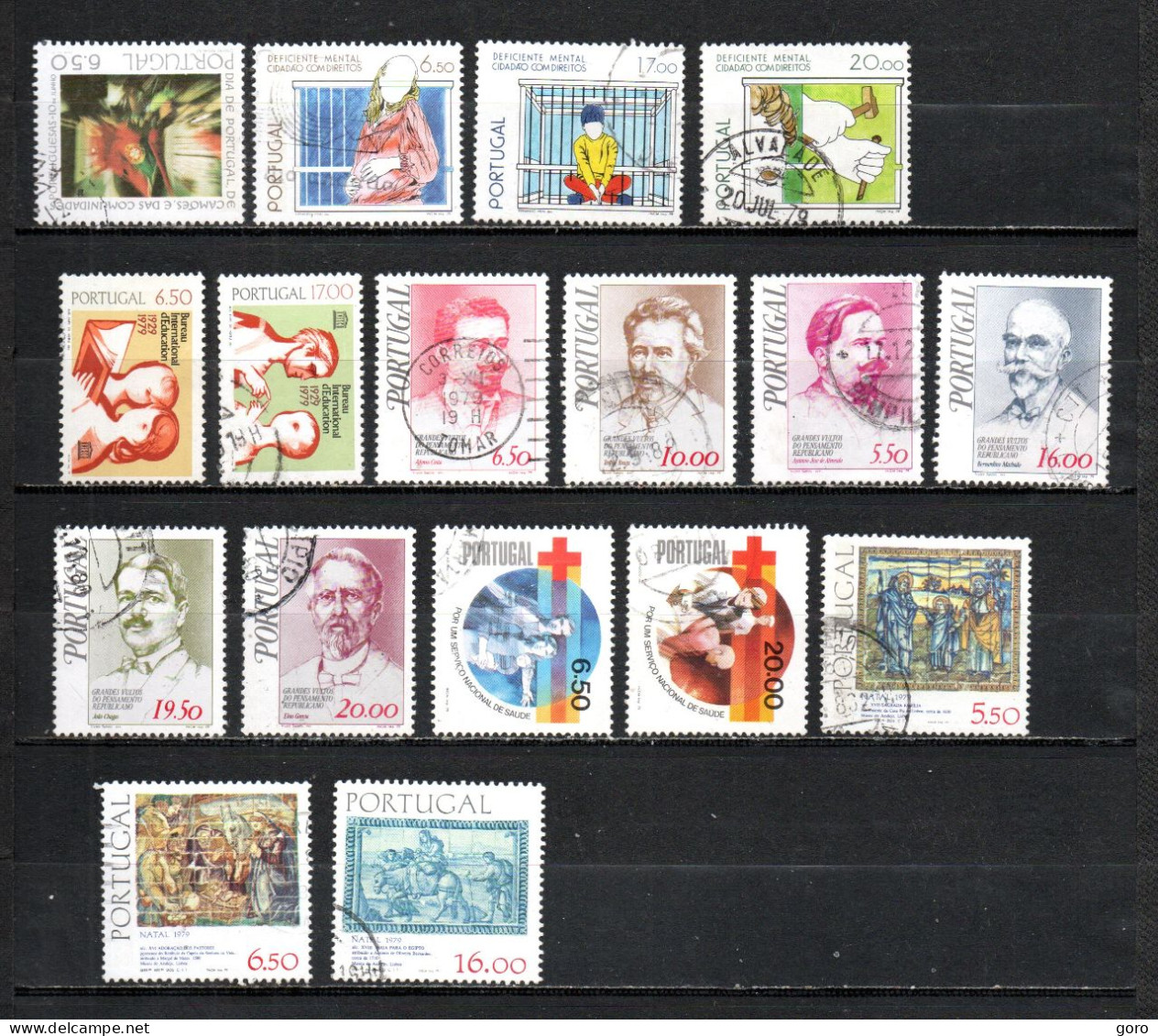 Portugal   1979  .-   1427-1428/1430-1431/1432-1439/1444-1445/1446-1447/1449 - Used Stamps