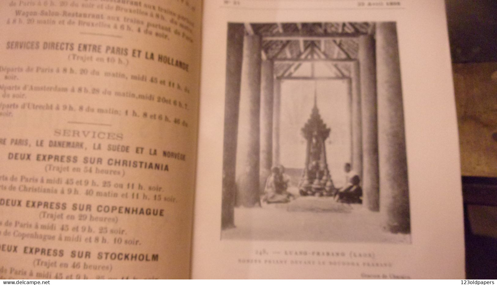 1898 REVUE HEBDOMADAIRE ILLUSTRE N° 21 LAOS COUPERUS  MASCATE OMAN  CAPITAINE CAPLAIN - Revues Anciennes - Avant 1900