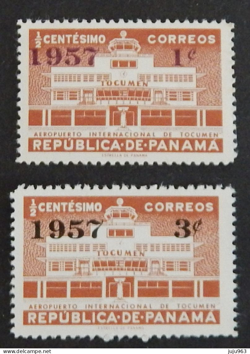 PANAMA YT 311/312 NEUFS**MNH "AEROPORT INTERNATIONAL" ANNÉE 1957 - Panamá