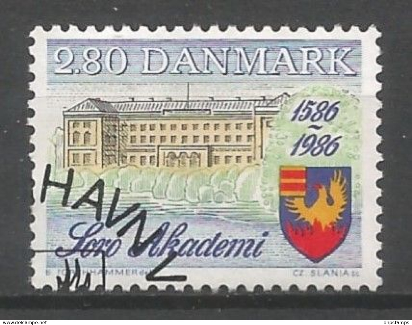 Denmark 1986 Soro Academy 400th Anniv. Y.T. 868 (0) - Gebraucht
