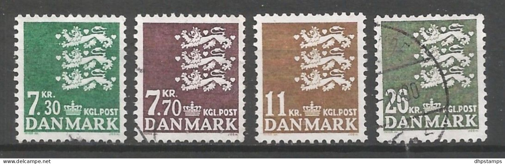 Denmark 1989 Definitives Y.T. 938/941 (0) - Gebraucht