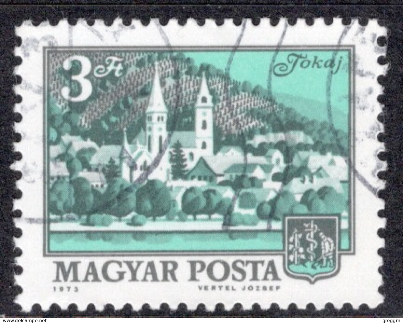 Hungary 1973  Single Stamp Celebrating City Scapes In Fine Used - Gebruikt