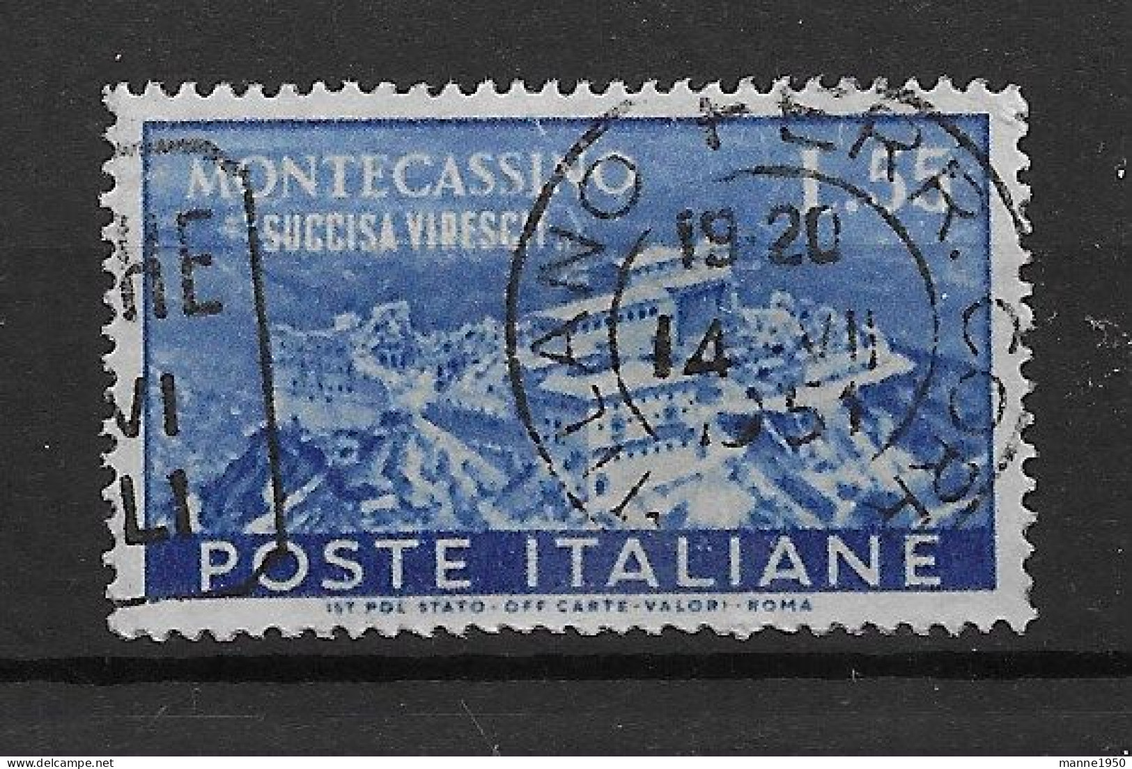 Italien 1951 Kloster Mi.Nr. 838 Gestempelt - 1946-60: Used