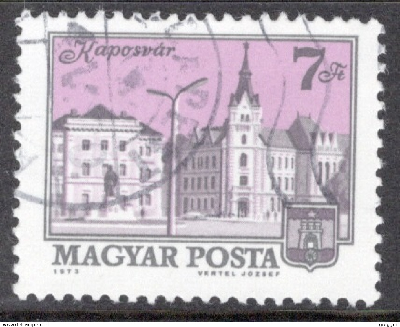 Hungary 1973  Single Stamp Celebrating City Scapes In Fine Used - Gebruikt