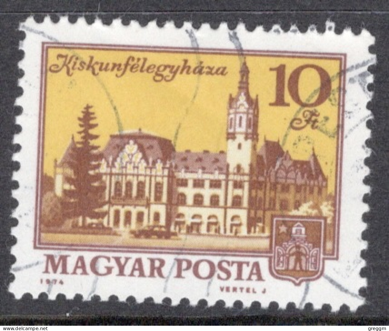 Hungary 1973  Single Stamp Celebrating City Scapes In Fine Used - Gebruikt