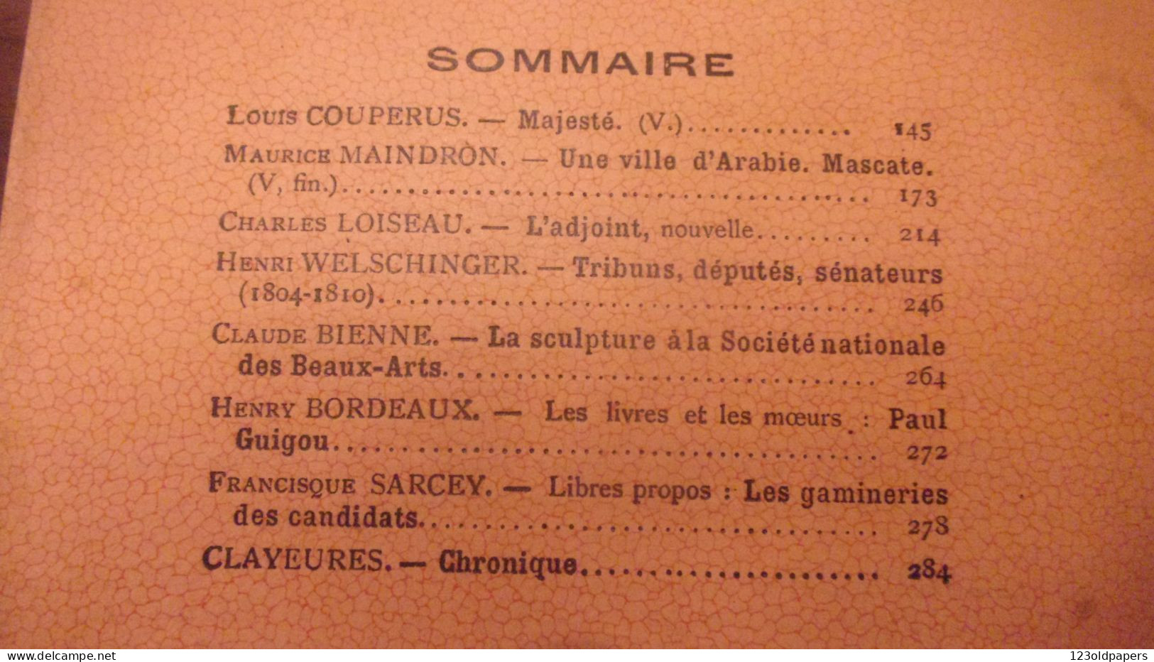 1898 REVUE HEBDOMADAIRE ILLUSTRE N° 24 WELSCHINGER BIENNE SARCEY CHARLES LOISEAU FRANCHE COMTE - Revues Anciennes - Avant 1900