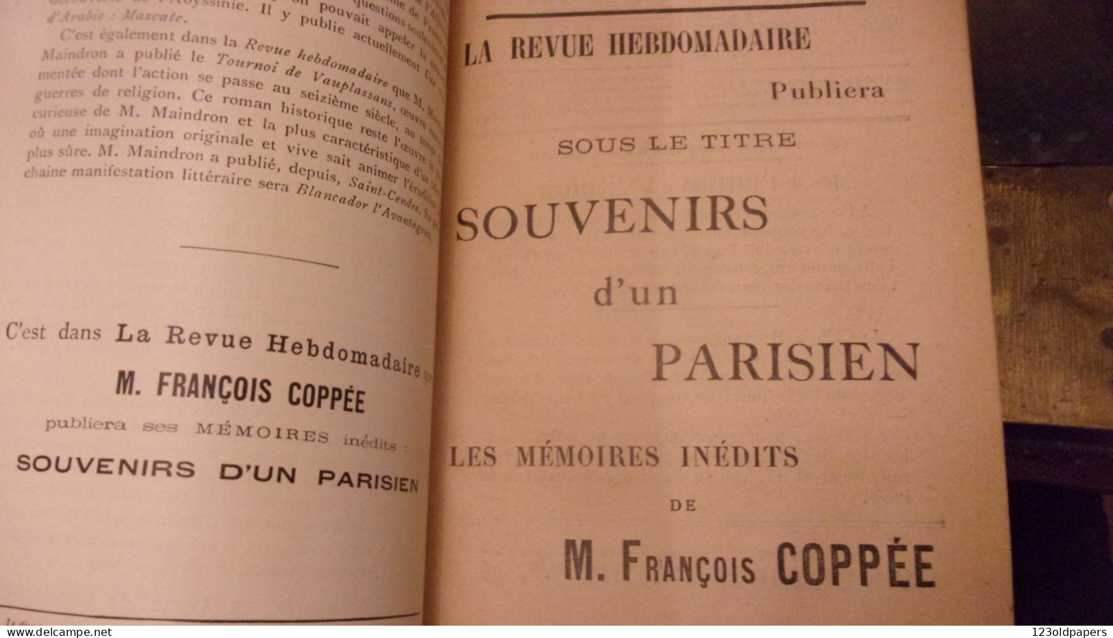 1898 REVUE HEBDOMADAIRE ILLUSTRE N° 24 WELSCHINGER BIENNE SARCEY CHARLES LOISEAU FRANCHE COMTE - Tijdschriften - Voor 1900