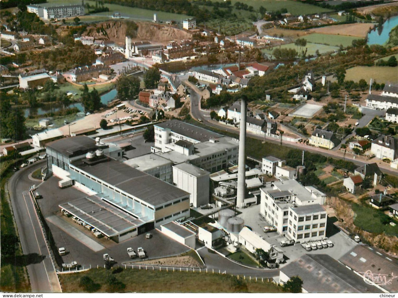 PONT HEBERT VUE GENERALE AERIENNE SUR LES ETABLISSEMENTS CLAUDEL - Autres & Non Classés