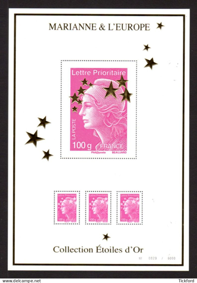 FRANCE 2012 - Coffret N° 4020 - Marianne Et L'Europe, Collection Etoiles D'Or - 2008-2013 Marianne Of Beaujard