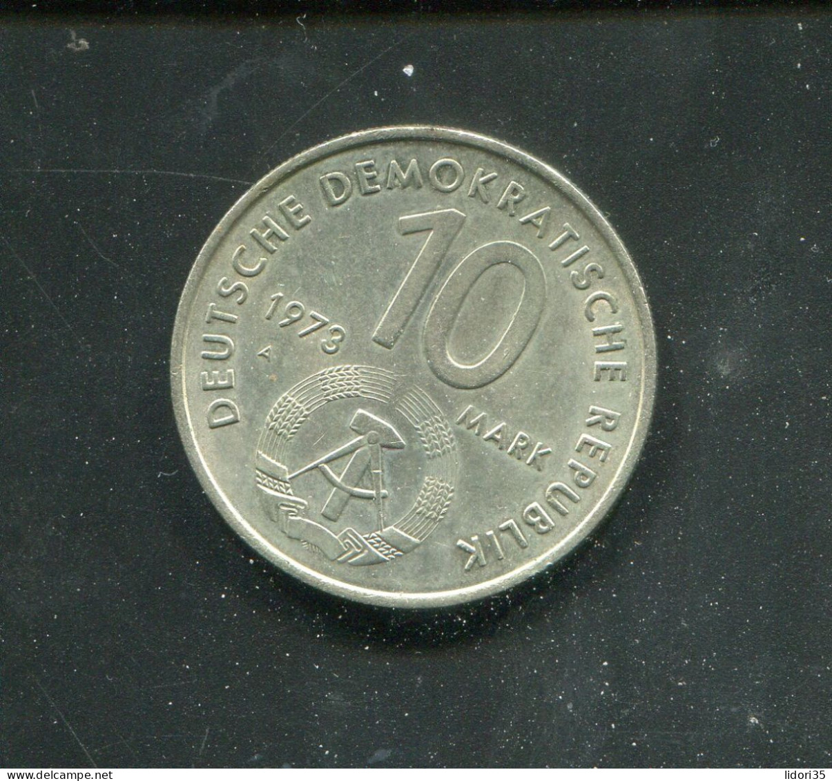 "DDR" 1973, Gedenkmuenze 10 Mark "Weltjugendspiele" (Jaeger 1545) Unzirkuliert (L0087) - 10 Marchi