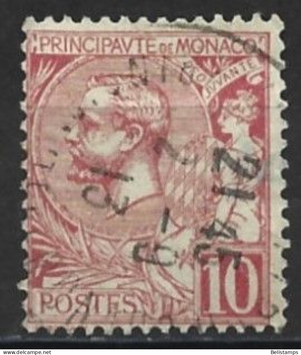 Monaco 1901. Scott #16 (U) Prince Albert I - Oblitérés