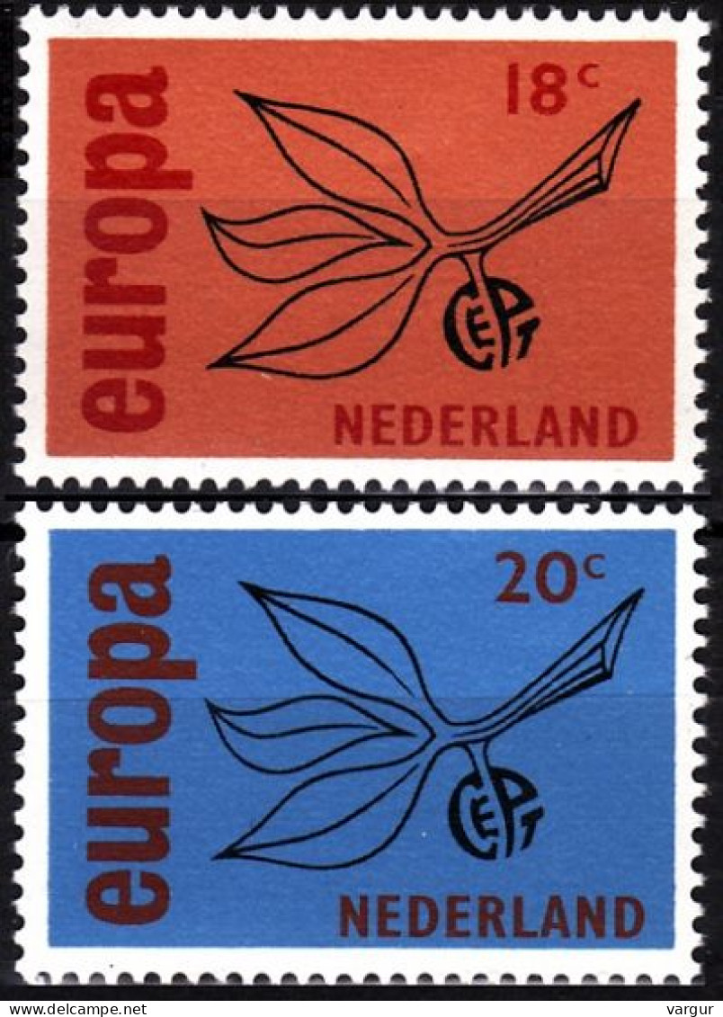 NETHERLANDS / NEDERLAND 1965 EUROPA. Complete Set, MNH - 1965