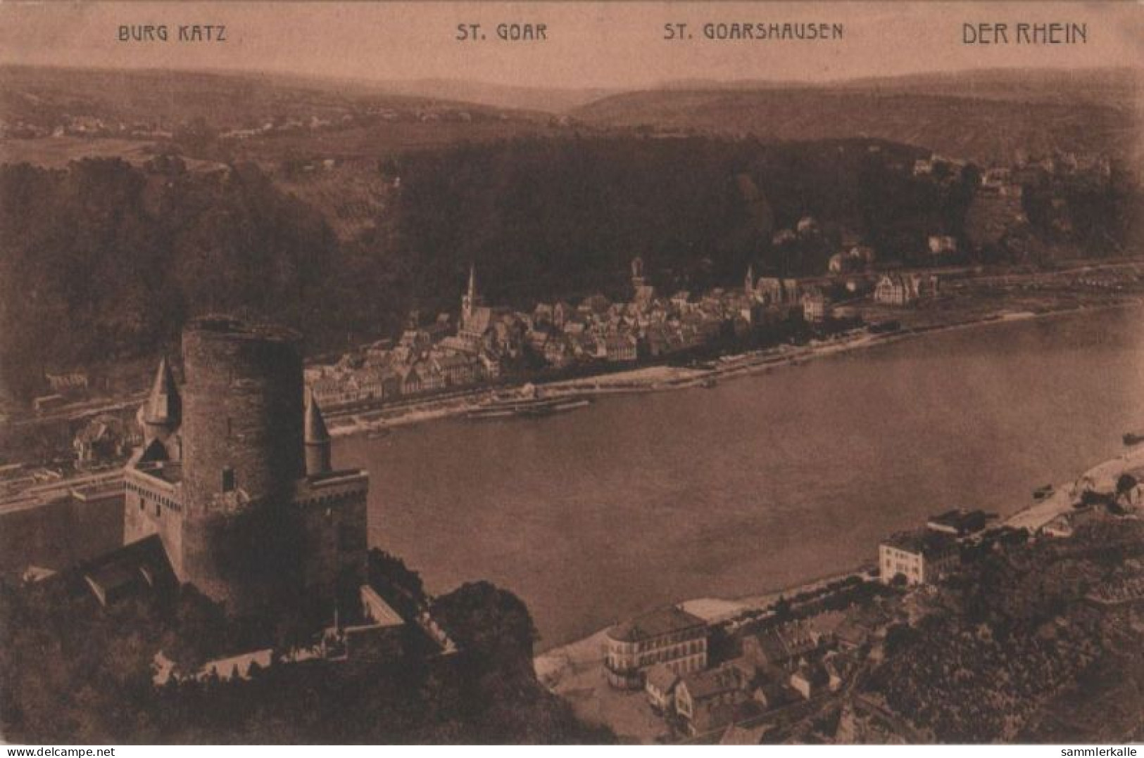 54150 - St. Goar - Mit Burg Katz - Ca. 1935 - St. Goar