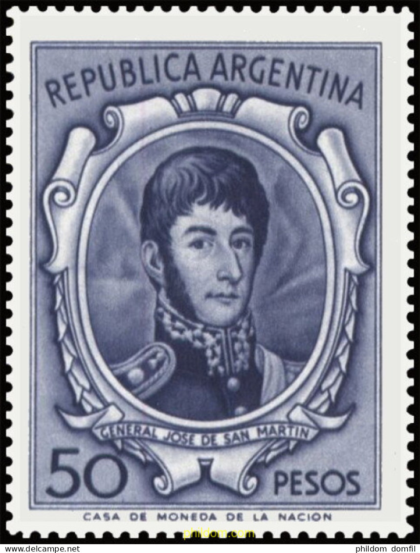 727074 MNH ARGENTINA 1965 GENERAL JOSÉ SAN MARTIN - Neufs