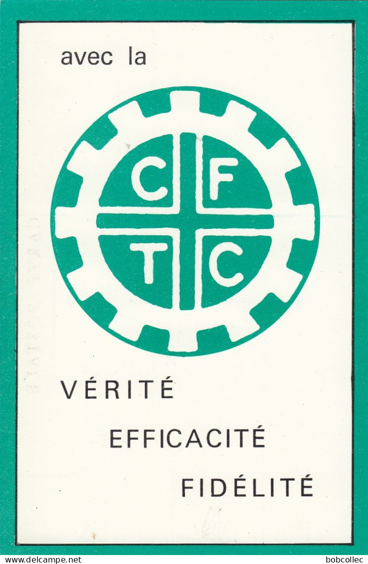 Avex La CFTC: Vérité, Efficacité, Fidélité - Labor Unions