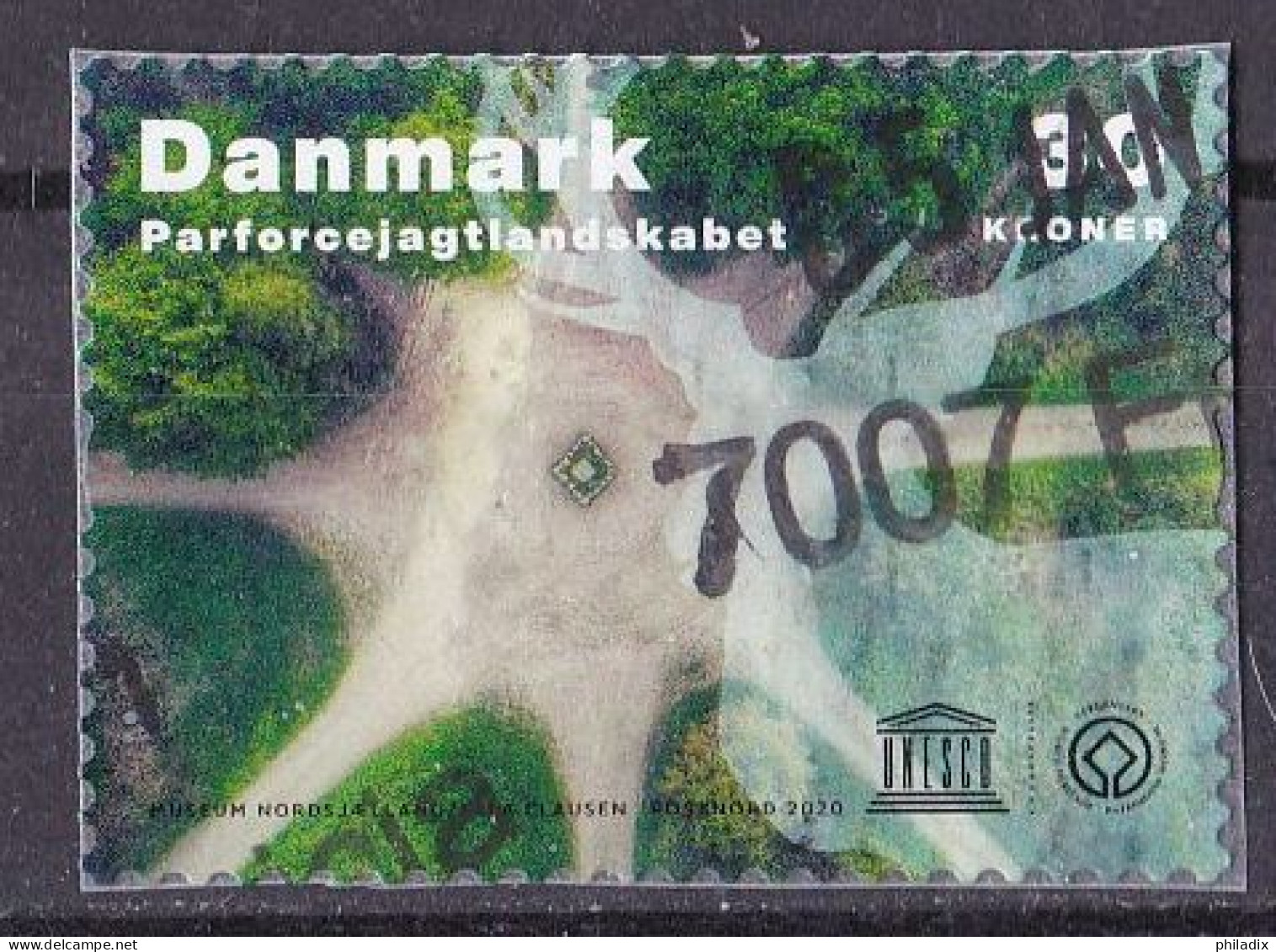 Dänemark Marke Von 2020 O/used (A4-30) - Gebruikt