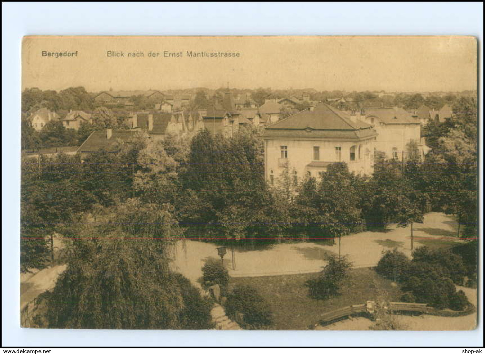 XX004974/ Hamburg Bergedorf Ernst Mantiusstraße AK - Bergedorf